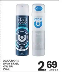 Eurospar Deodorante spray INFASIL offerta