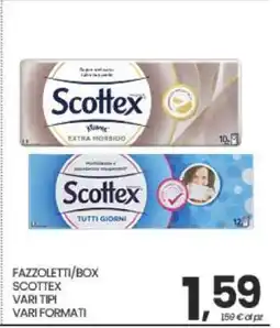 Eurospar FAZZOLETTI/BOX SCOTTEX offerta