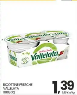 Eurospar Ricottine Fresche Vallelata offerta