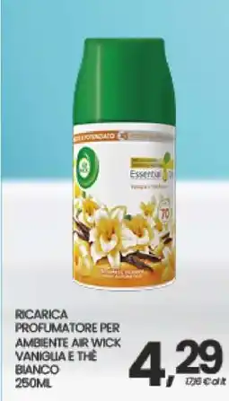 Eurospar RICARICA PROFUMATORE PER AMBIENTE AIR WICK VANIGLIA E THÈ BIANCO offerta