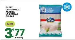 Eurospar FILETTI DI MERLUZZO ALASKA LA CIURMA GR.640 offerta