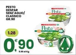 Eurospar PESTO DESPAR SENZ'AGLIO/CLASSICO GR.90 offerta