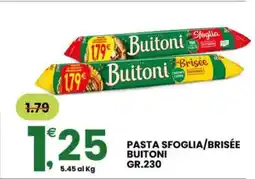 Eurospar PASTA SFOGLIA/BRISÉE BUITONI offerta