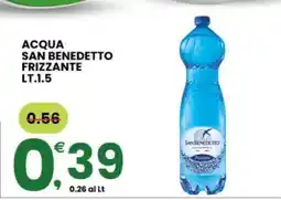 Eurospar ACQUA SAN BENEDETTO FRIZZANTE LT.1.5 offerta