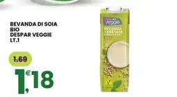 Eurospar BEVANDA DI SOIA BIO DESPAR VEGGIE LT.1 offerta