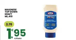 Eurospar MAIONESE TOP DOWN KRAFT ML.410 offerta