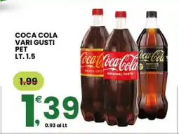 Eurospar COCA COLA VARI GUSTI PET offerta