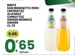 Eurospar BIBITE SAN BENEDETTO ZERO offerta