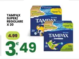 Eurospar TAMPAX SUPER/REGOLARE X 20 offerta