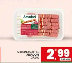 Eurospar SPIEDINO SOTTILE AMADORI offerta