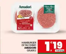 Eurospar Hamburger Di Tacchino offerta