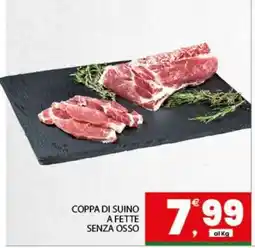 Eurospar COPPA DI SUINO A FETTE SENZA OSSO offerta