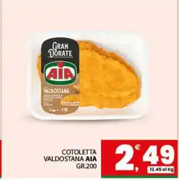 Eurospar Cotoletta Valdostana Aia offerta