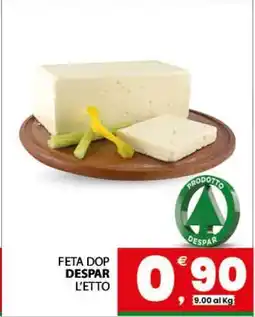 Eurospar FETA DOP DESPAR offerta