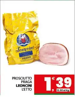 Eurospar PROSCIUTTO PRAGA LEONCINI offerta