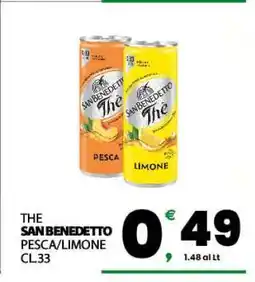 Eurospar THÈ SAN BENEDETTO pesca, limone offerta