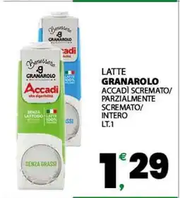 Eurospar LATTE GRANAROLO offerta