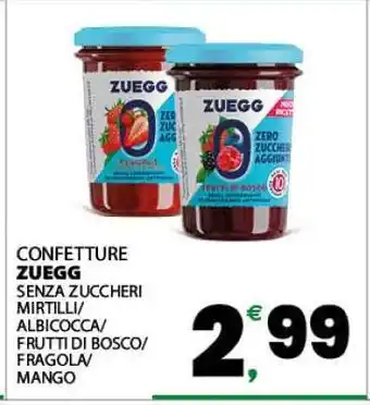Eurospar Confetture Zuegg offerta