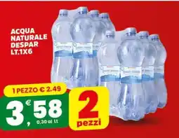 Eurospar ACQUA NATURALE DESPAR LT.1X6 offerta