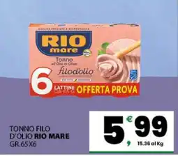 Eurospar Tonno Filo d’Olio Rio Mare offerta
