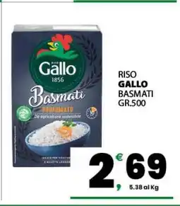 Eurospar RISO GALLO BASMATI offerta
