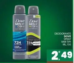 Eurospar DEODORANTE DOVE SPRAY offerta