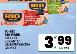 Eurospar TONNO RIO MARE offerta