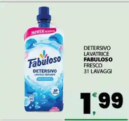 Eurospar DETERSIVO LAVATRICE FABULOSO FRESCO offerta