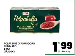 Eurospar POLPA FINE DI POMODORO PUMMARÒ offerta