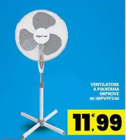 Eurospar VENTILATORE A PIANTANA IMPROVE 40 IMPVPFS40 offerta