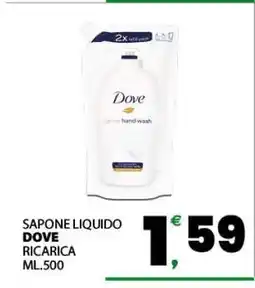 Eurospar SAPONE LIQUIDO DOVE offerta