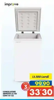 Eurospar CONGELATORE IMPROVE LT.100 CON 10-132 offerta