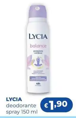 Acqua & Sapone LYCIA deodorante spray 150 ml offerta