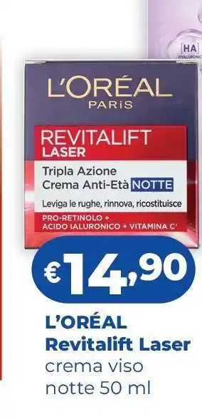 Acqua & Sapone L'Oreal Revitalift Laser offerta