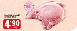 Deco Supermercati Braciola di lombo di suino italia offerta