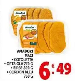 Deco Supermercati Amadori maxi offerta