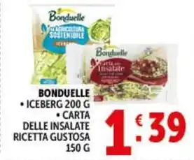 Deco Supermercati Bonduelle iceberg offerta