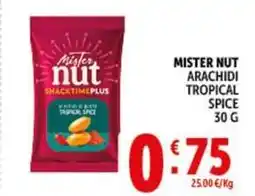 Deco Supermercati Mister nut arachidi tropical spice offerta