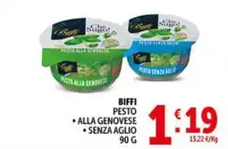Deco Supermercati Biffi pesto offerta