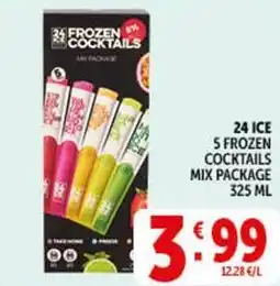 Deco Supermercati 24 ice 5 frozen cocktails mix package offerta