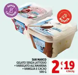 Deco Supermercati San marco gelato senza lattosio offerta