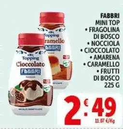 Deco Supermercati Fabbri mini top offerta