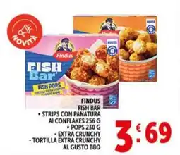 Deco Supermercati Findus fish bar offerta