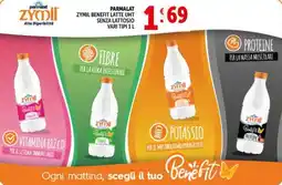 Deco Supermercati Zymil parmalat benefit latte uht offerta
