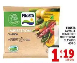 Deco Supermercati Frosta la valle degli orti minestrone classico offerta