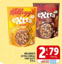 Deco Supermercati Kellogg's extra cereali offerta