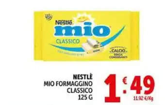 Deco Supermercati Nestle mio formaggino classico offerta
