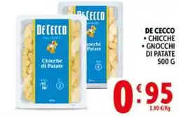 Deco Supermercati De cecco gnocchi di patate offerta