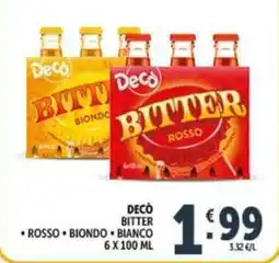 Deco Supermercati Decò bitter offerta