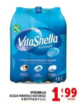 Deco Supermercati Sant'anna acqua minerale offerta